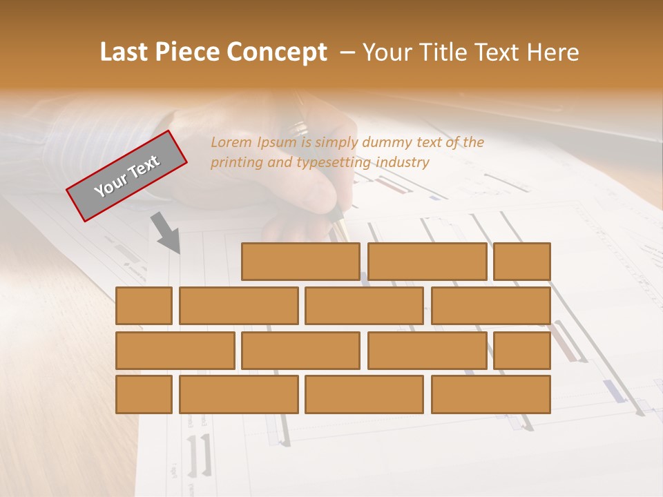 Laptop Scheme Organization PowerPoint Template