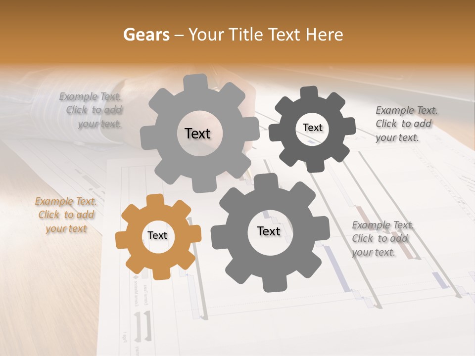 Laptop Scheme Organization PowerPoint Template