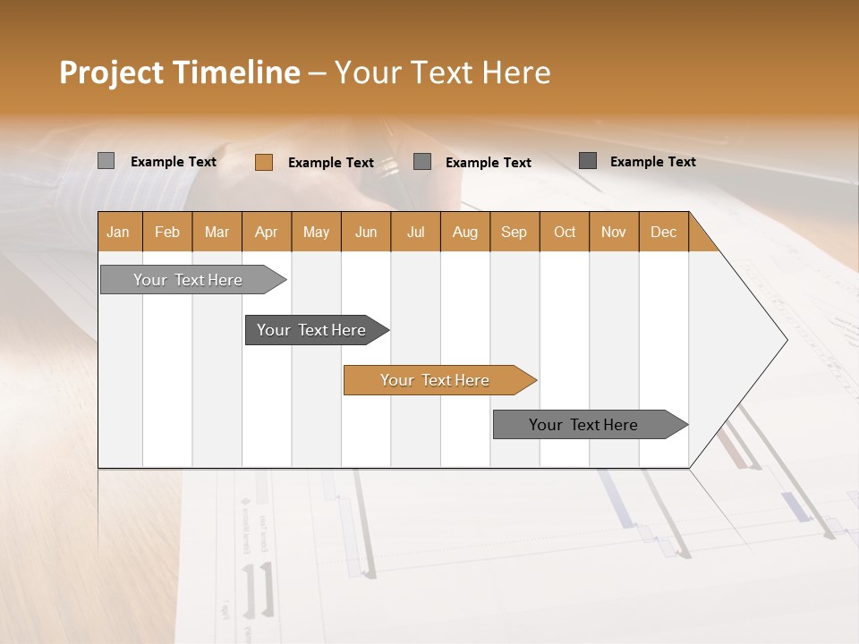 Laptop Scheme Organization PowerPoint Template