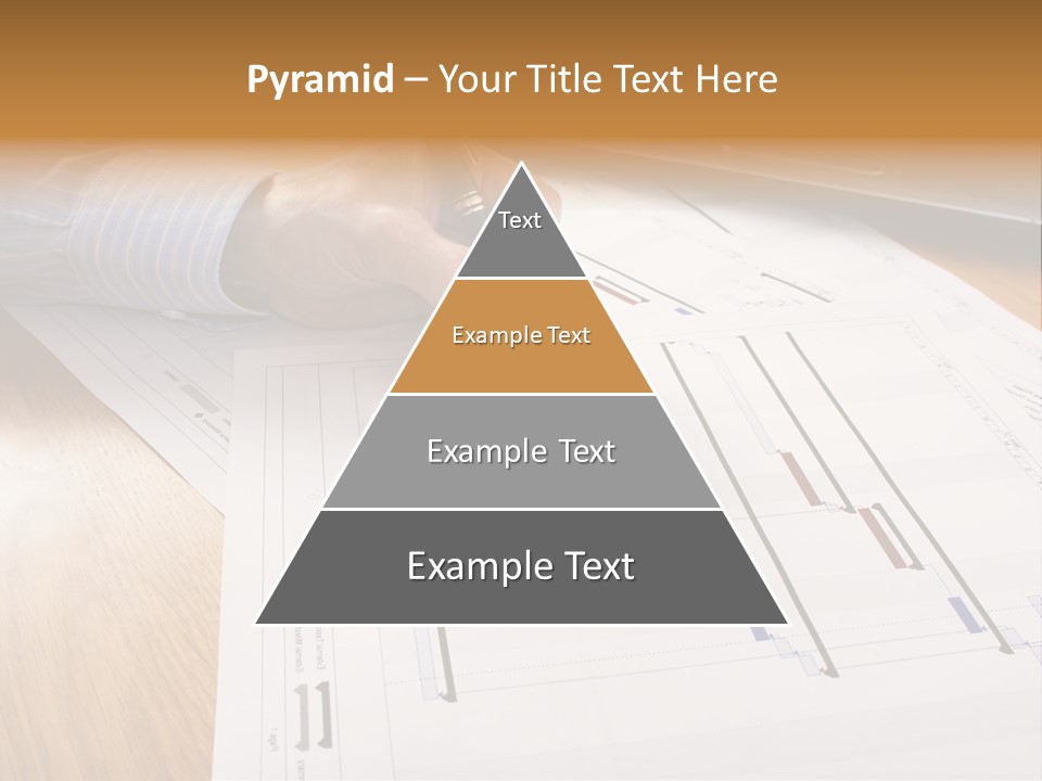 Laptop Scheme Organization PowerPoint Template