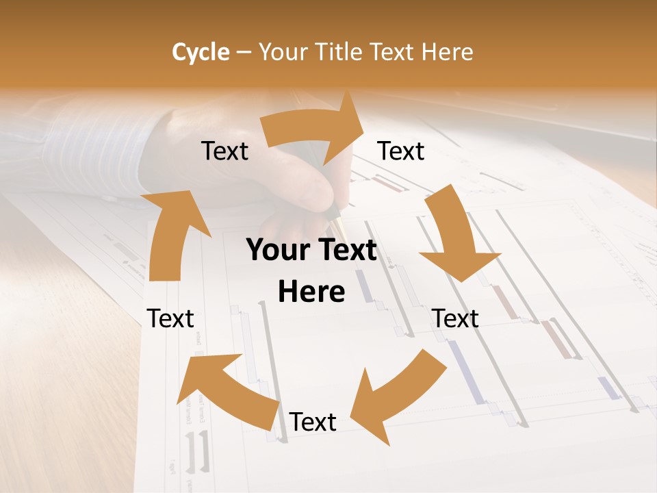 Laptop Scheme Organization PowerPoint Template