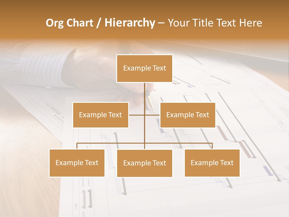 Laptop Scheme Organization PowerPoint Template