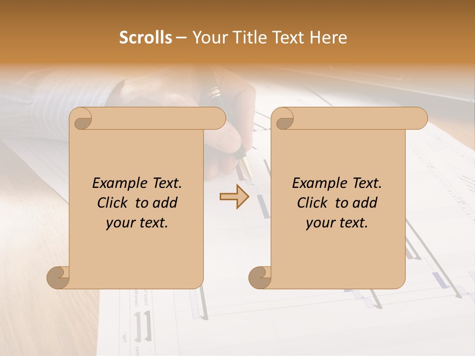 Laptop Scheme Organization PowerPoint Template
