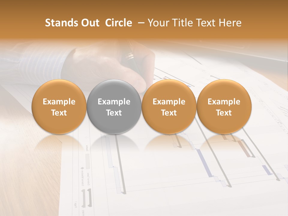 Laptop Scheme Organization PowerPoint Template