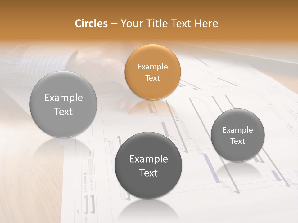 Laptop Scheme Organization PowerPoint Template