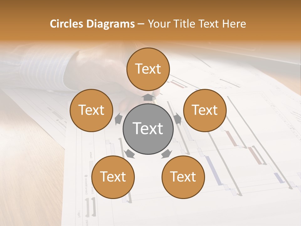 Laptop Scheme Organization PowerPoint Template