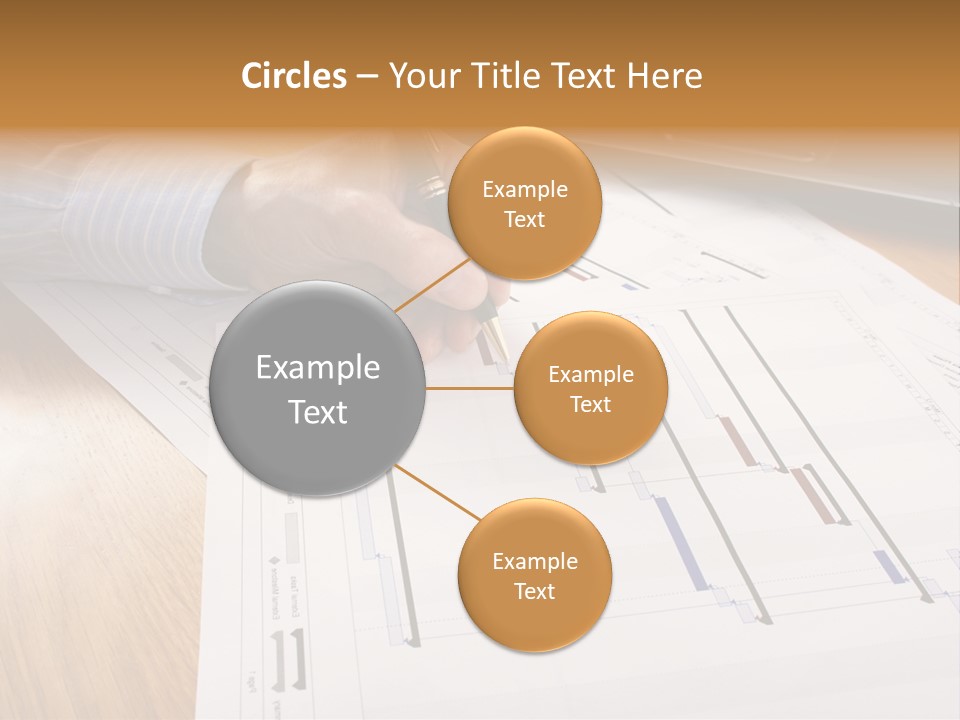Laptop Scheme Organization PowerPoint Template