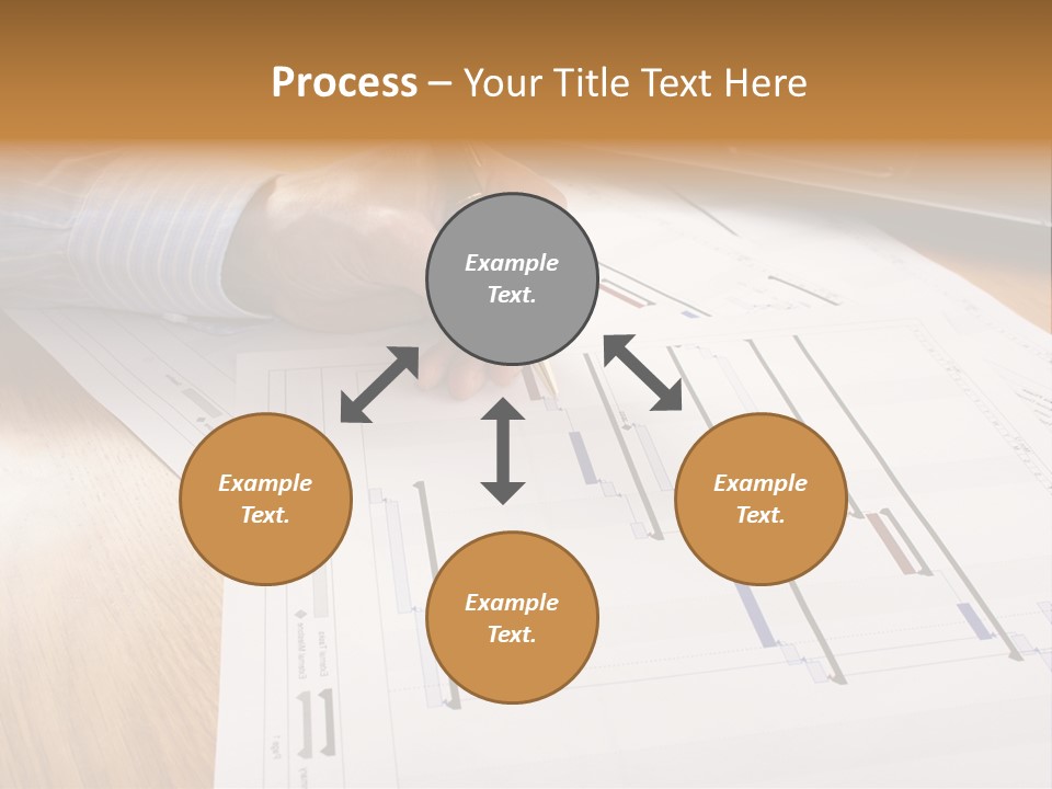 Laptop Scheme Organization PowerPoint Template