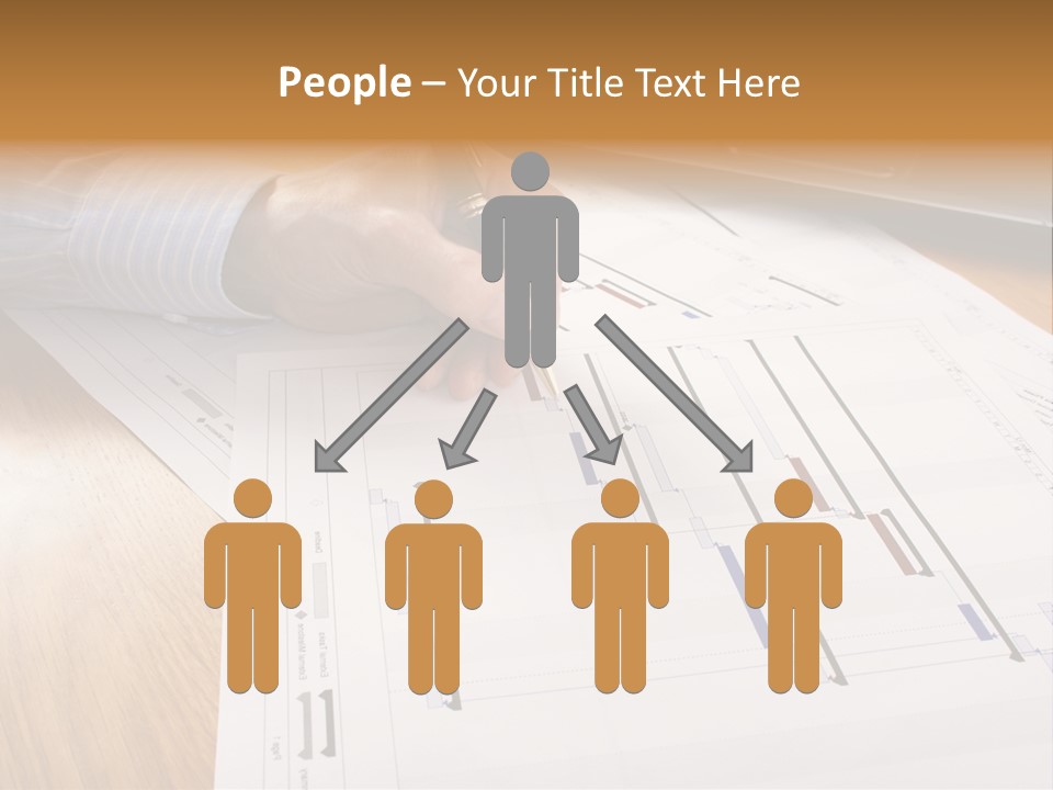 Laptop Scheme Organization PowerPoint Template