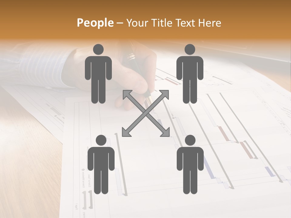 Laptop Scheme Organization PowerPoint Template