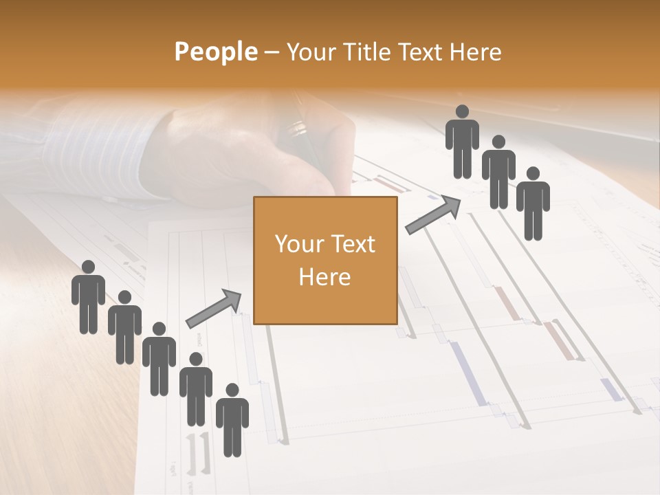 Laptop Scheme Organization PowerPoint Template