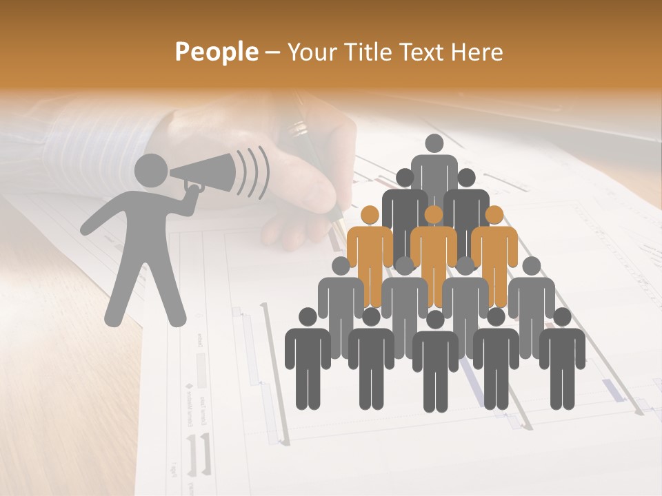 Laptop Scheme Organization PowerPoint Template