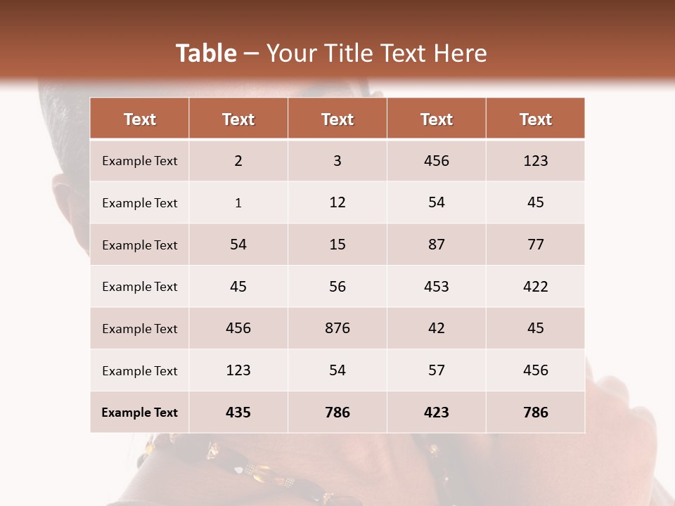 Fashion White Girl PowerPoint Template