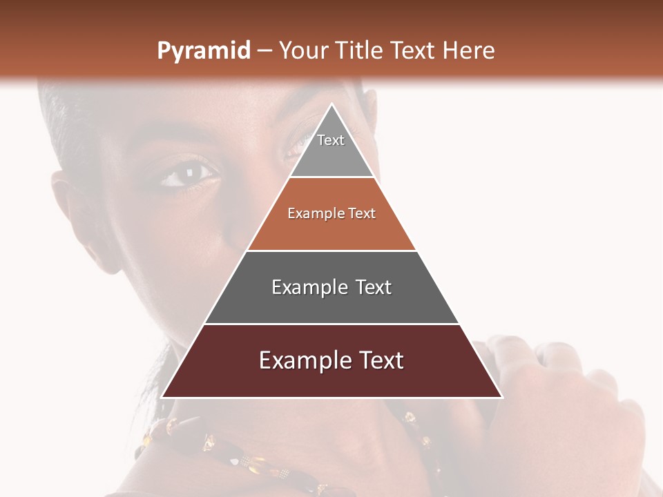 Fashion White Girl PowerPoint Template