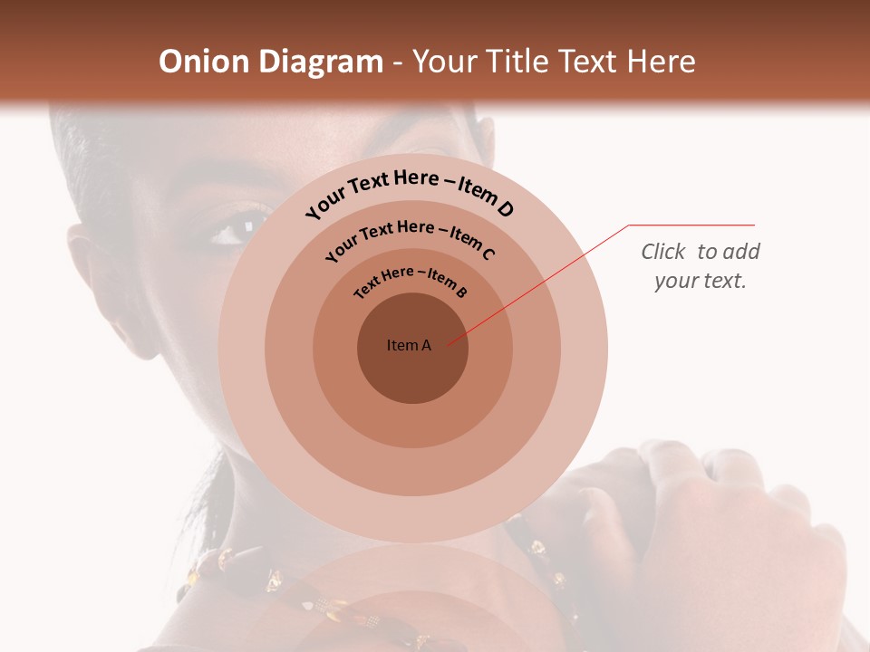 Fashion White Girl PowerPoint Template