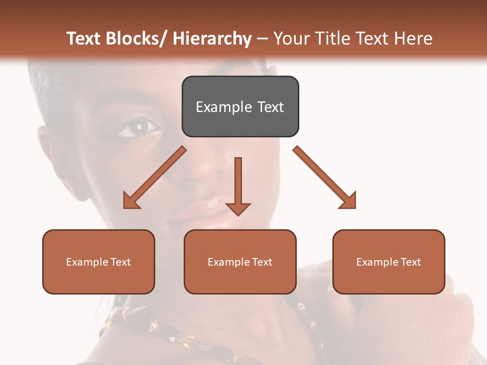 Fashion White Girl PowerPoint Template