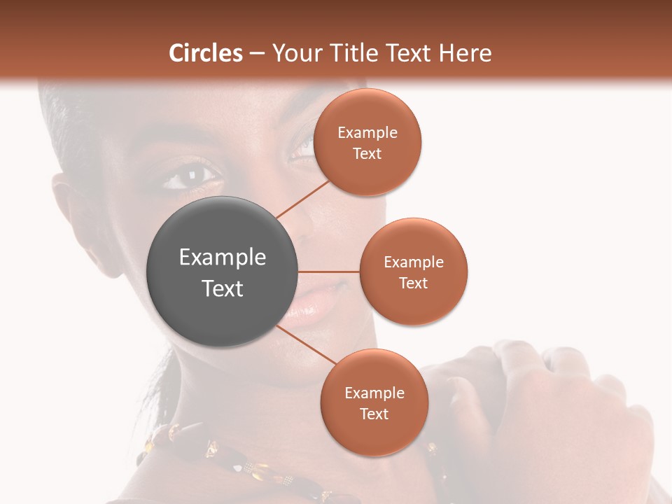 Fashion White Girl PowerPoint Template