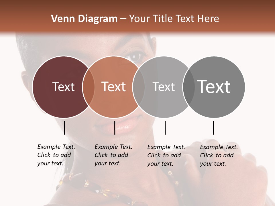 Fashion White Girl PowerPoint Template