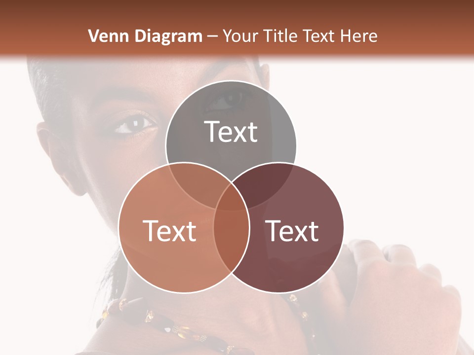 Fashion White Girl PowerPoint Template