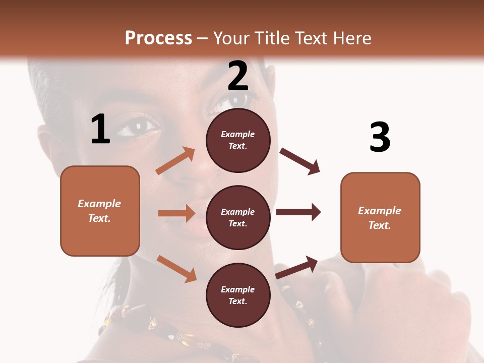 Fashion White Girl PowerPoint Template