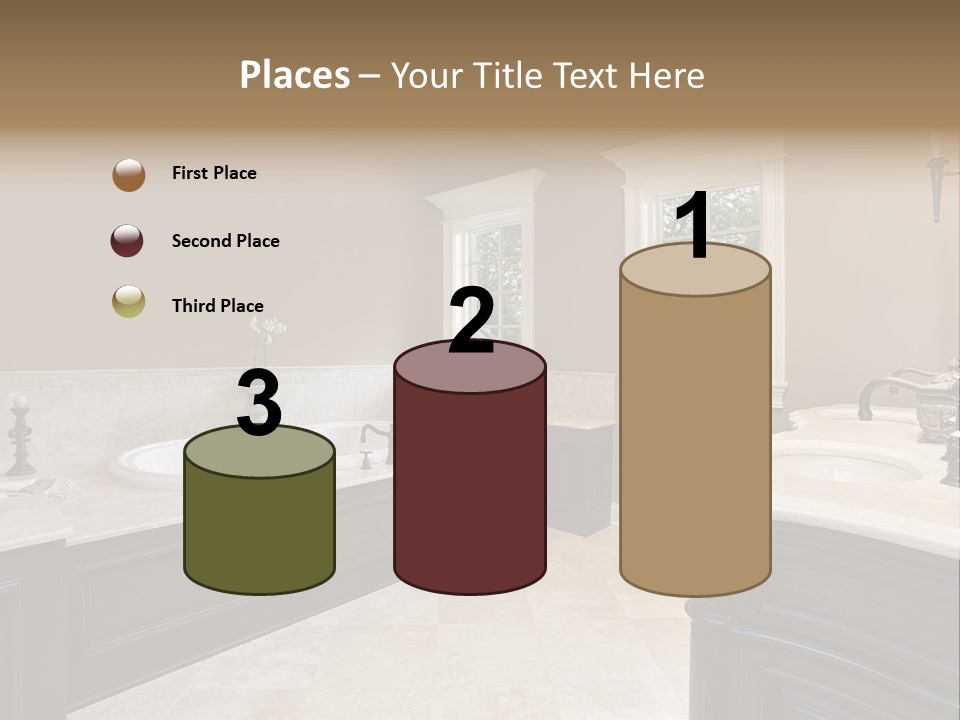 Lighting Bath Floor PowerPoint Template