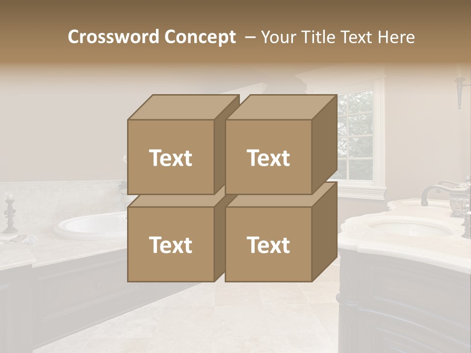 Lighting Bath Floor PowerPoint Template