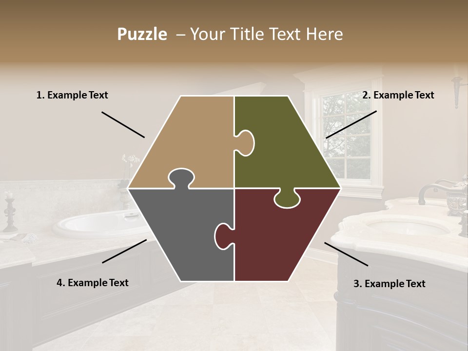 Lighting Bath Floor PowerPoint Template