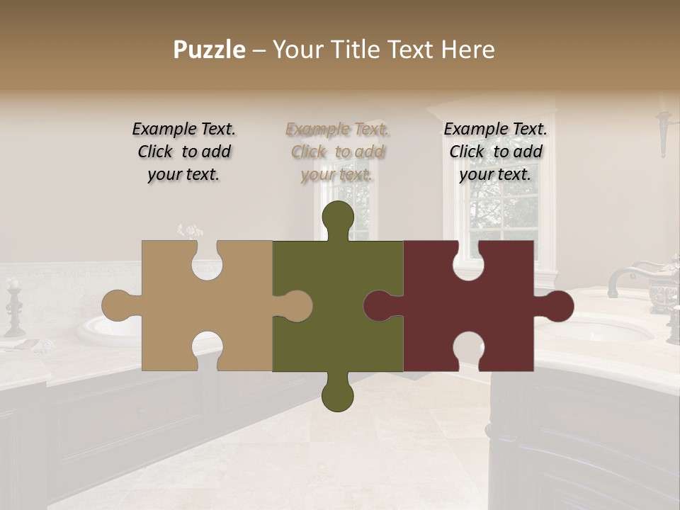 Lighting Bath Floor PowerPoint Template