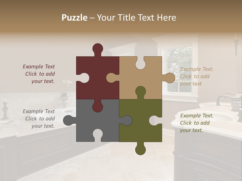 Lighting Bath Floor PowerPoint Template