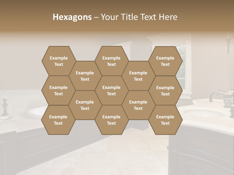 Lighting Bath Floor PowerPoint Template