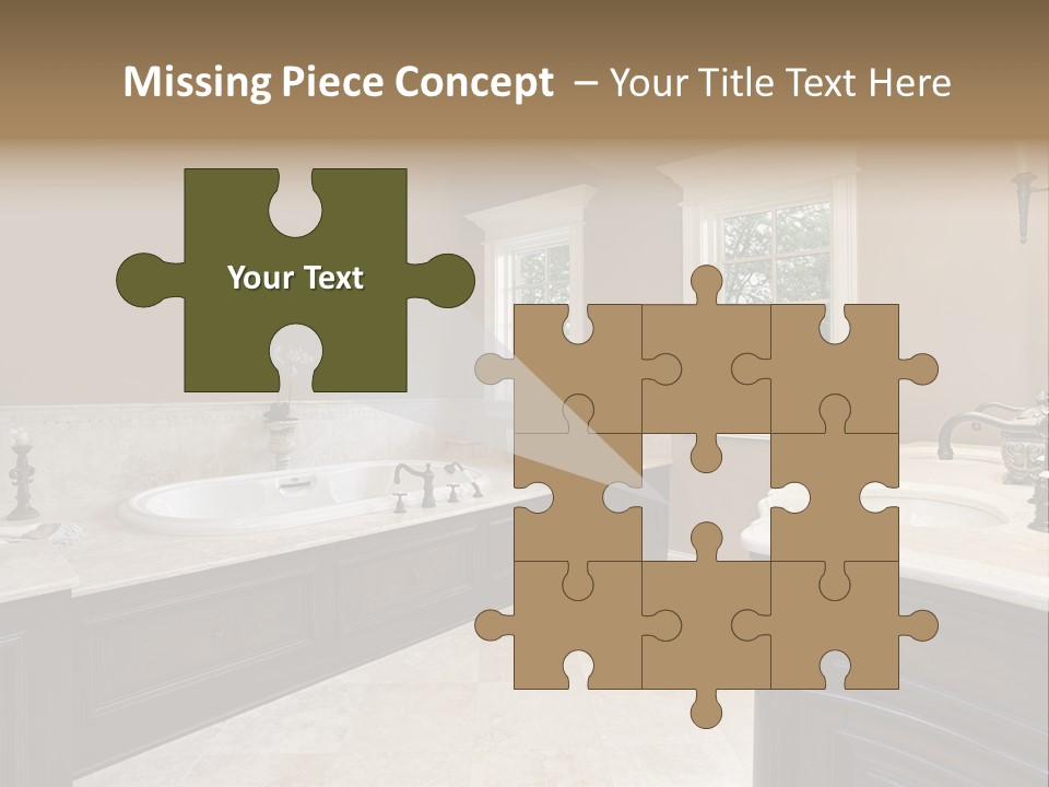 Lighting Bath Floor PowerPoint Template