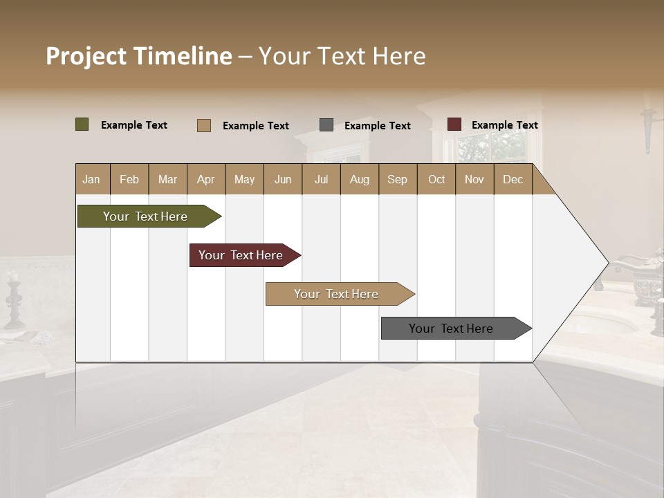 Lighting Bath Floor PowerPoint Template