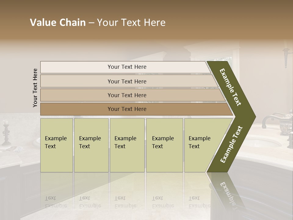 Lighting Bath Floor PowerPoint Template