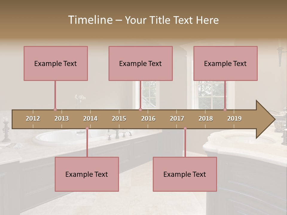 Lighting Bath Floor PowerPoint Template