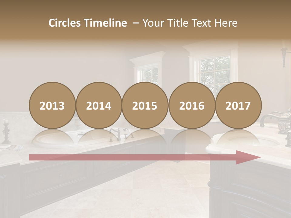 Lighting Bath Floor PowerPoint Template