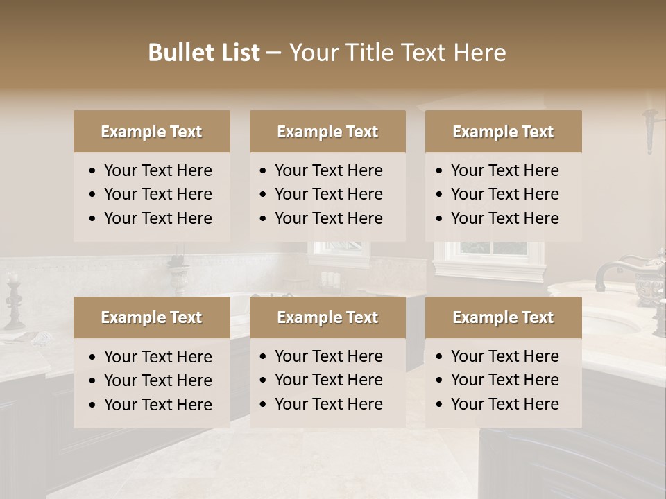 Lighting Bath Floor PowerPoint Template