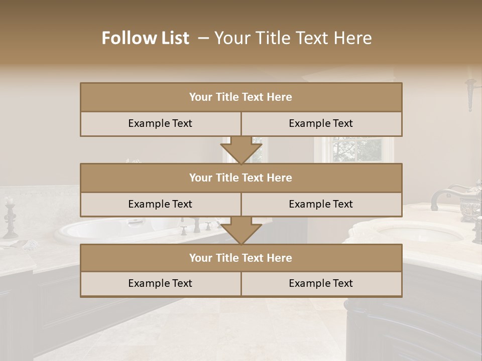 Lighting Bath Floor PowerPoint Template