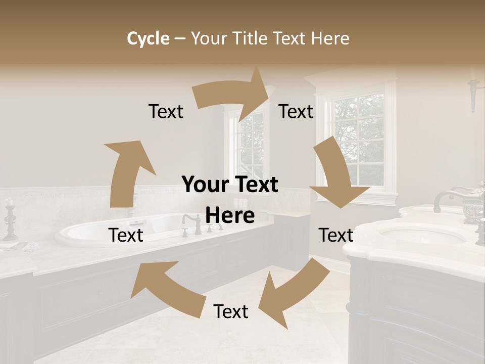 Lighting Bath Floor PowerPoint Template