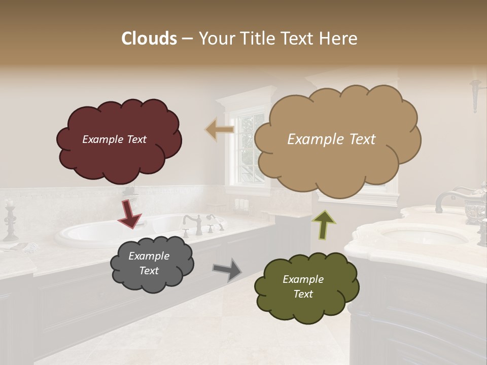 Lighting Bath Floor PowerPoint Template
