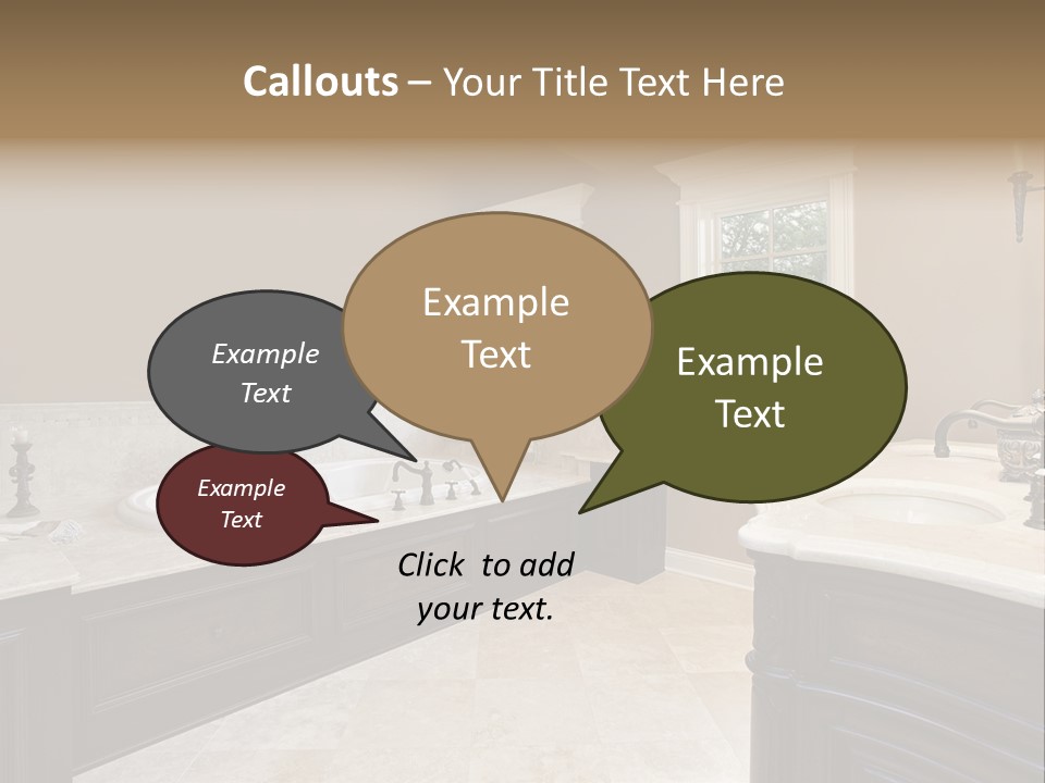 Lighting Bath Floor PowerPoint Template