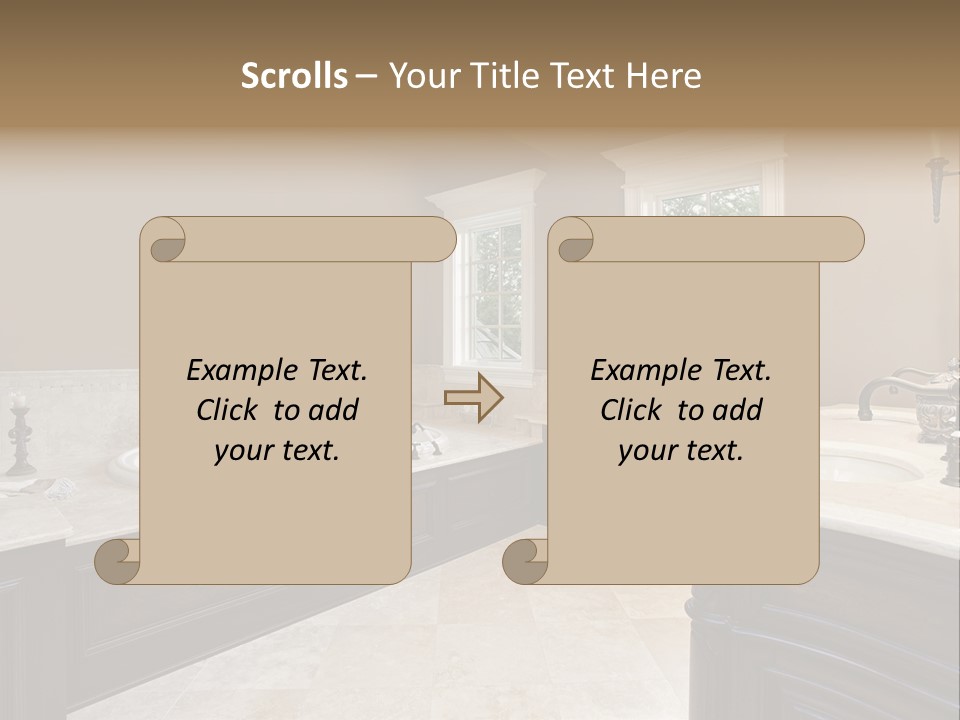 Lighting Bath Floor PowerPoint Template
