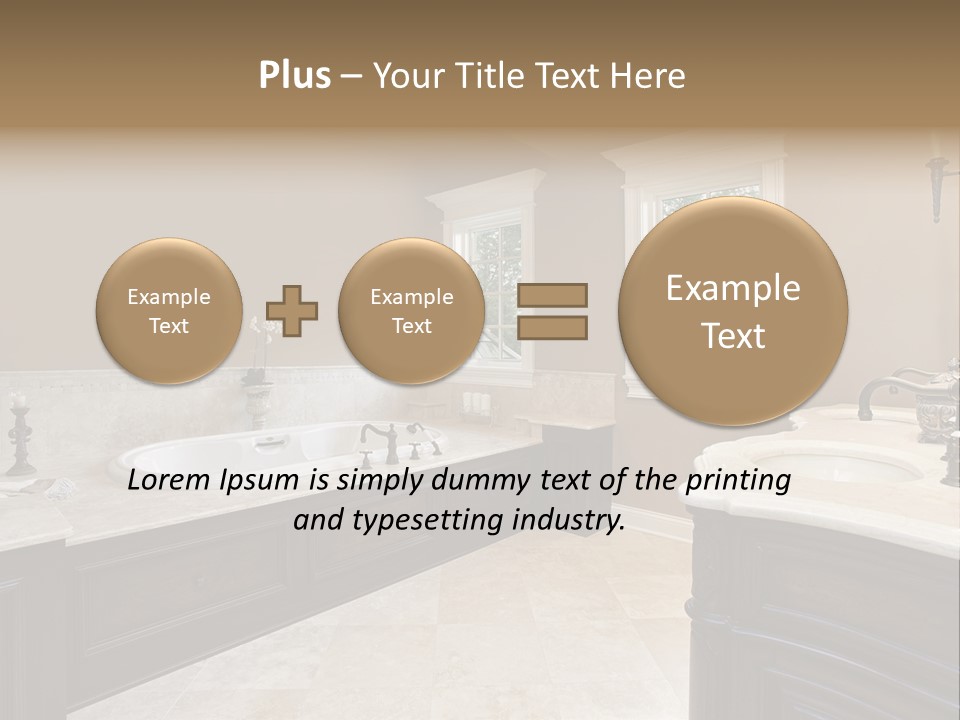 Lighting Bath Floor PowerPoint Template
