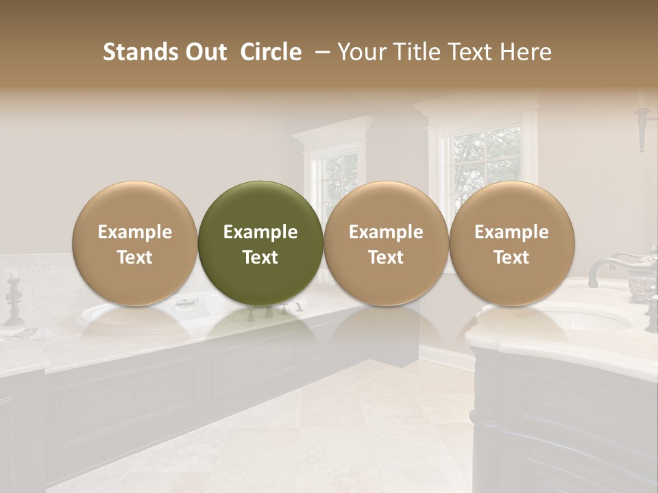 Lighting Bath Floor PowerPoint Template