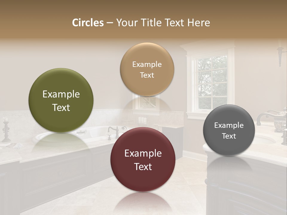 Lighting Bath Floor PowerPoint Template