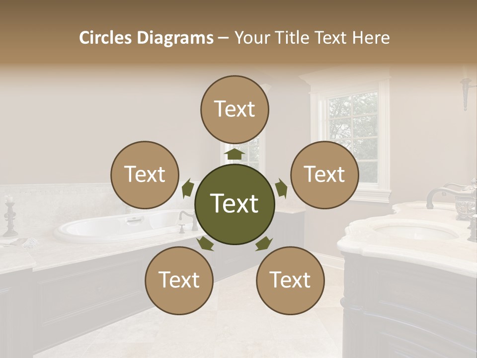 Lighting Bath Floor PowerPoint Template