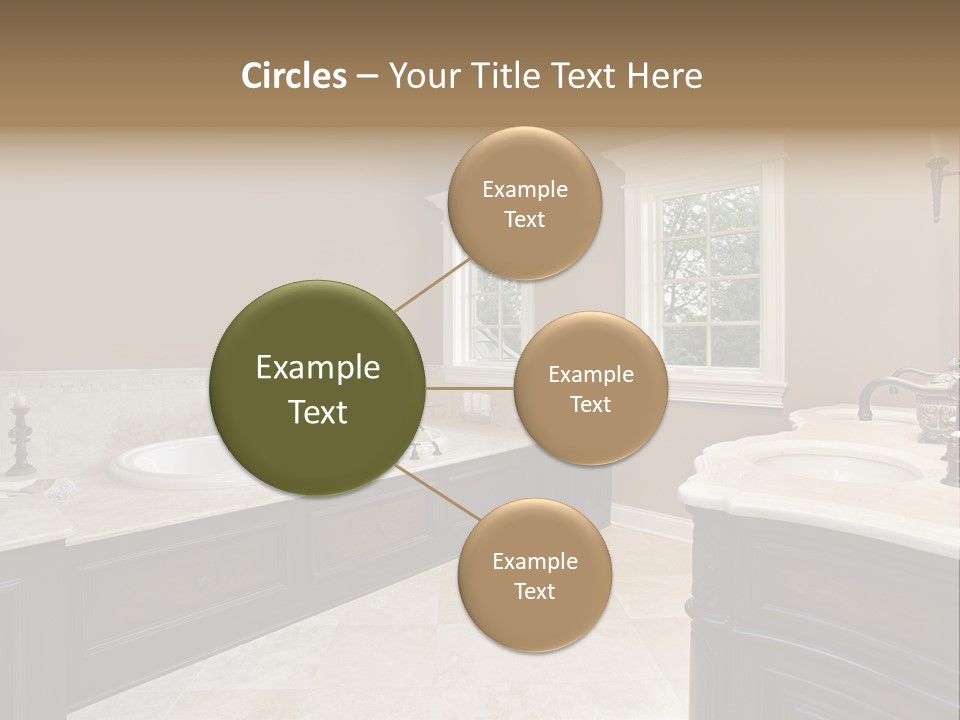 Lighting Bath Floor PowerPoint Template