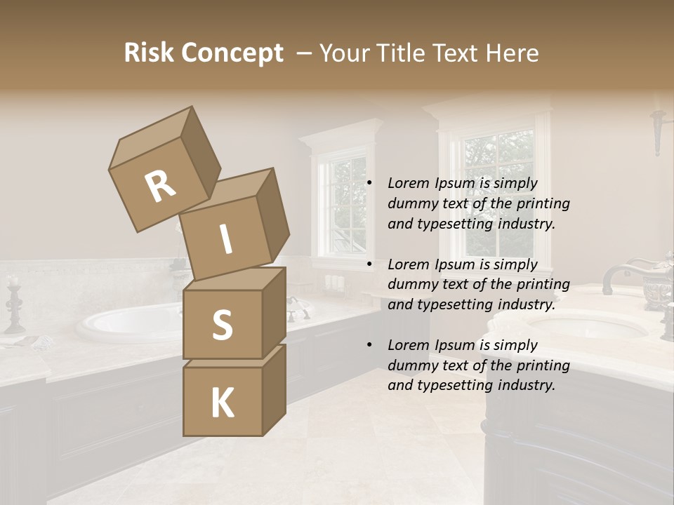 Lighting Bath Floor PowerPoint Template