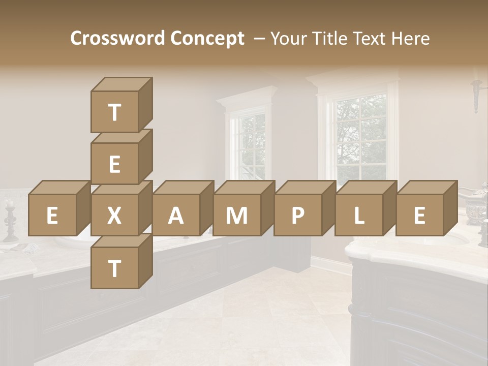 Lighting Bath Floor PowerPoint Template