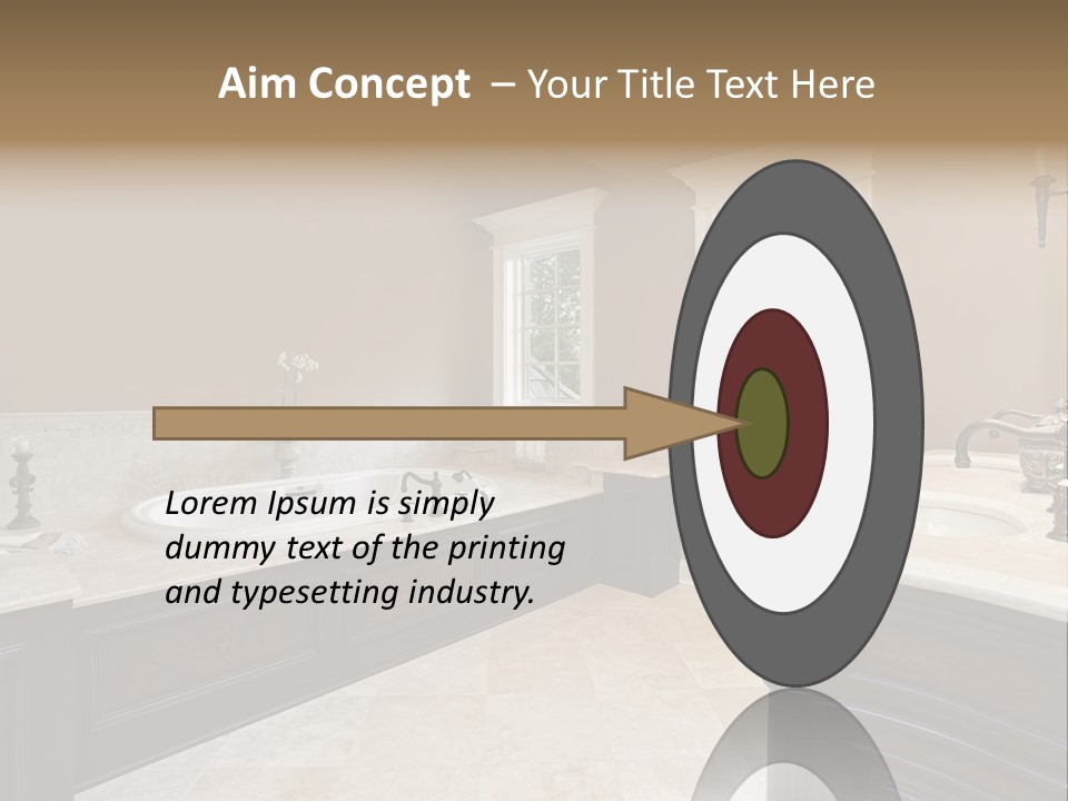 Lighting Bath Floor PowerPoint Template