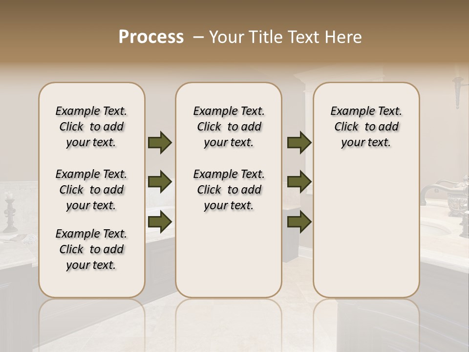 Lighting Bath Floor PowerPoint Template